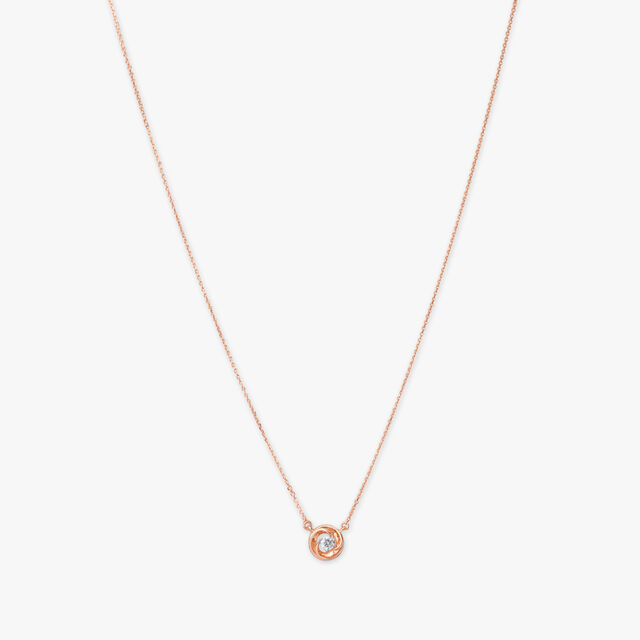 Celeste Swirl Diamond Pendant with Chain and Earrings Set 2