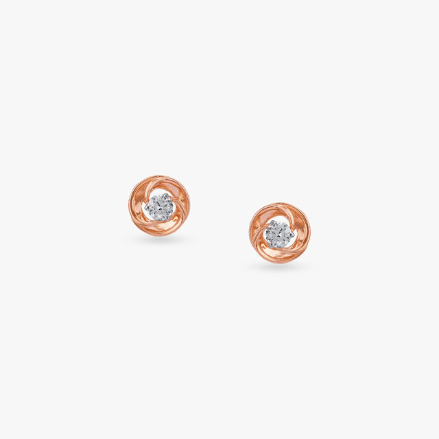 Celeste Swirl Diamond Pendant with Chain and Earrings Set 4