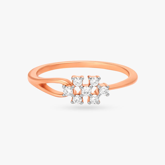 Quintet Shine Diamond Finger Ring