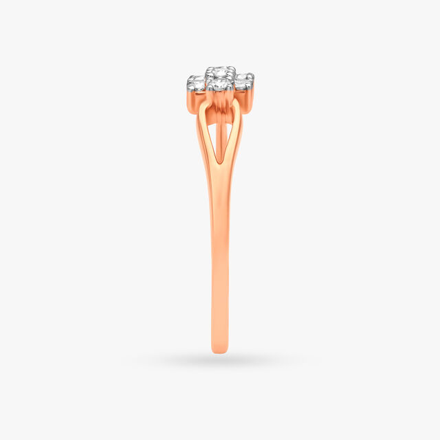 Quintet Shine Diamond Finger Ring