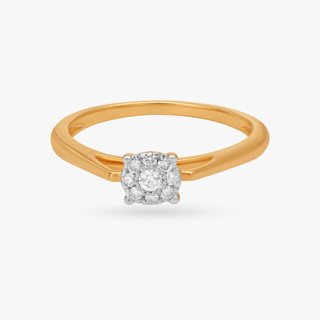 Classic Curve Diamond Finger Ring
