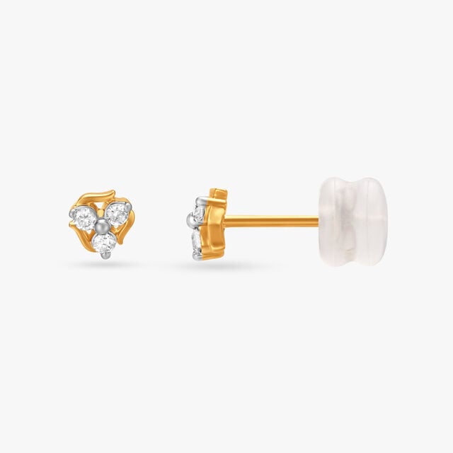 Blooming Beauty Diamond Stud Earrings 2
