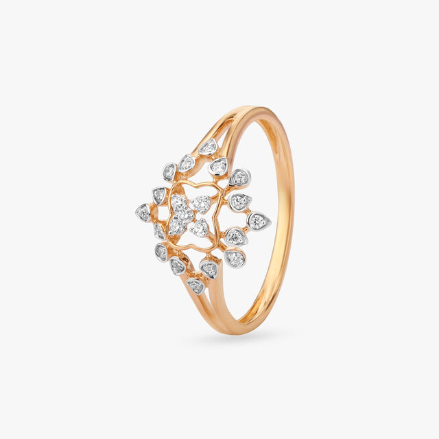 Celestial Bloom Diamond Ring