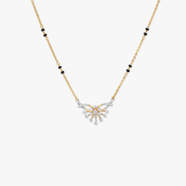 Winged Grace Diamond Mangalsutra