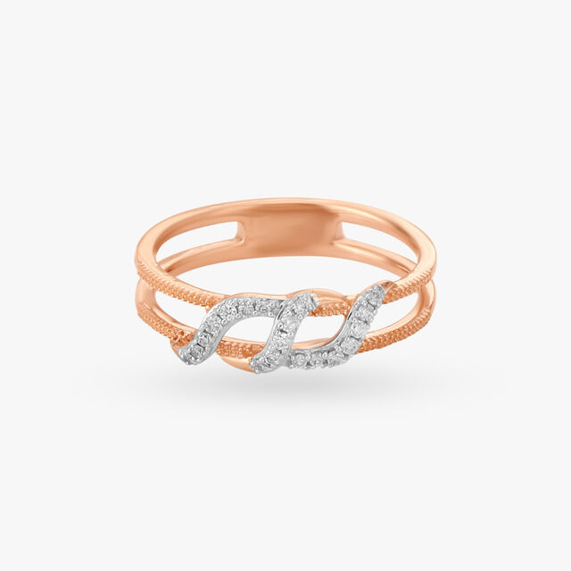 Infinity Sparkle Diamond Finger Ring