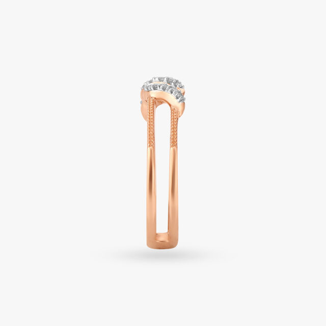 Infinity Sparkle Diamond Finger Ring