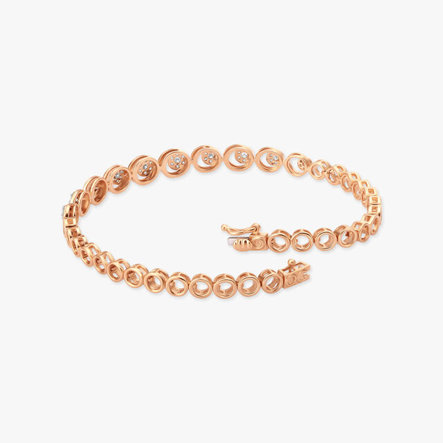 Celestial Diamond Crescent Bracelet
