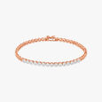 Brilliant Linear Diamond Bracelet 