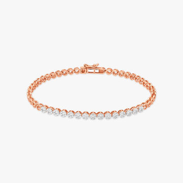 Brilliant Linear Diamond Bracelet