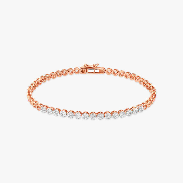 Brilliant Linear Diamond Bracelet 