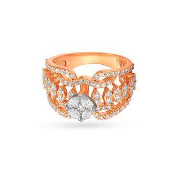 Solitaire Look Diamond Finger Ring