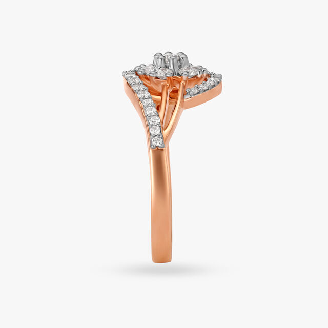Enchanted Blossom Diamond Finger Ring