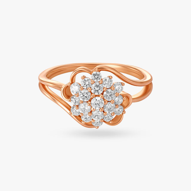 Floral Fantasy Diamond Finger Ring