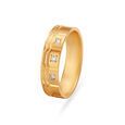 Yellow Gold Finger Band,,hi-res 