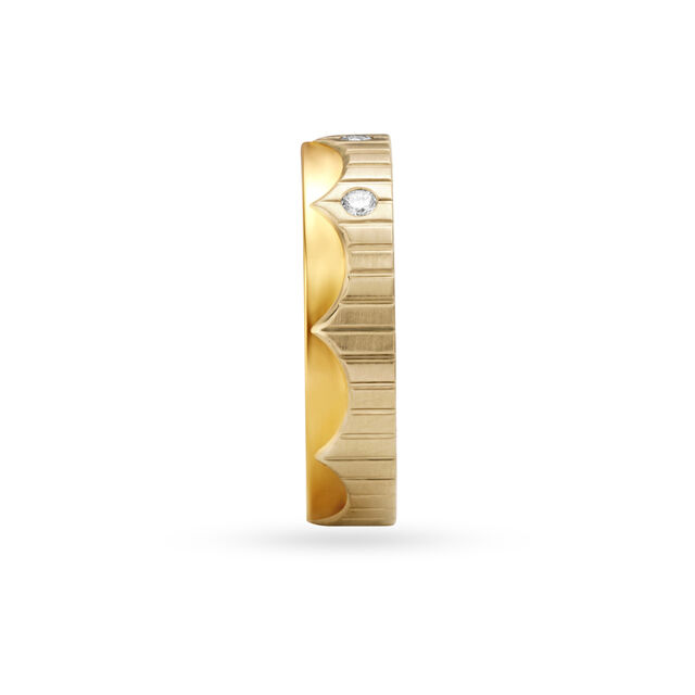 Gold and Diamond Finger Band,,hi-res 3