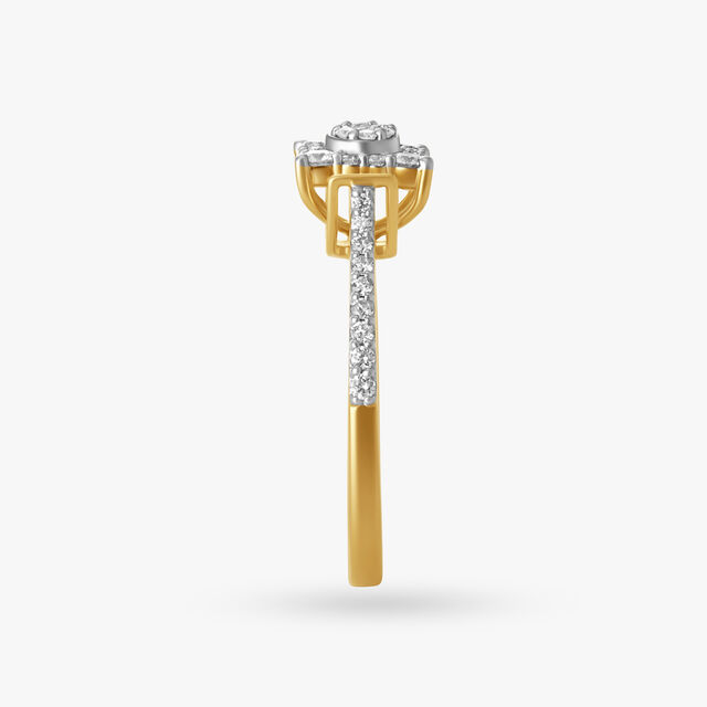 Stunning Geometric Diamond Ring,,hi-res