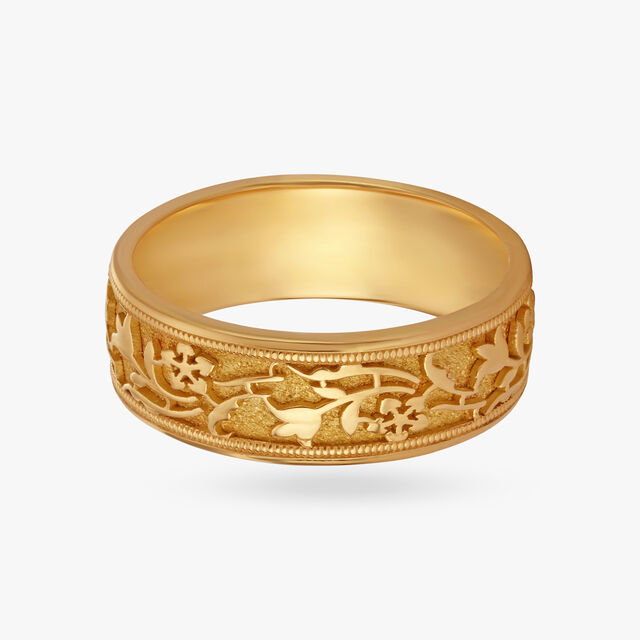 Vintage Bloom Gold Ring