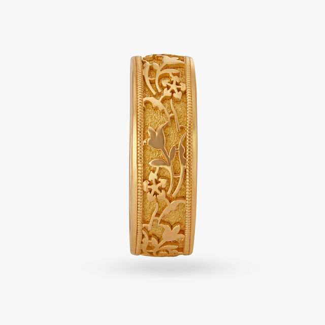 Vintage Bloom Gold Ring