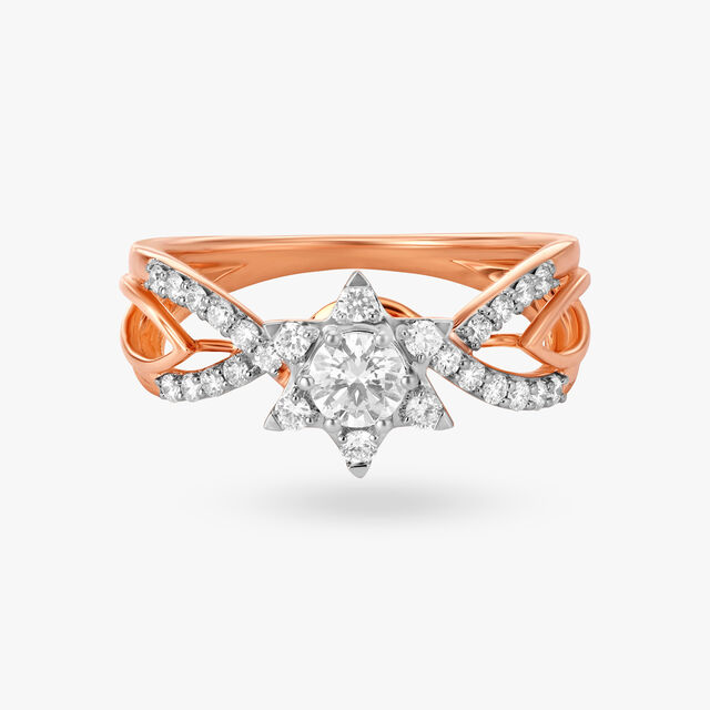 Stellar Spark Diamond Finger Ring