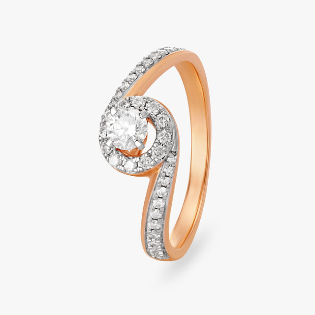 Sparkling Diamond Finger Ring