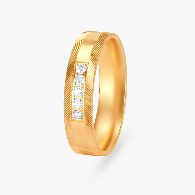 Edgy Floral Diamond Ring,,hi-res
