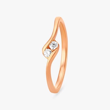 Dainty Sparkle Diamond Ring