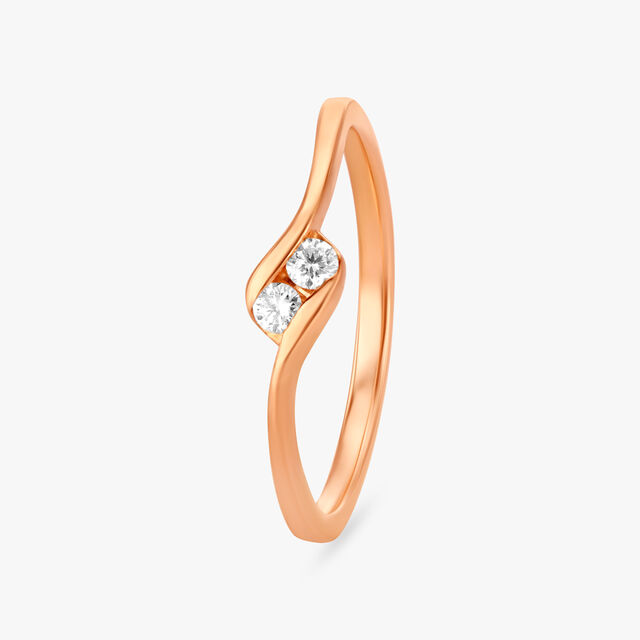 Dainty Sparkle Diamond Ring