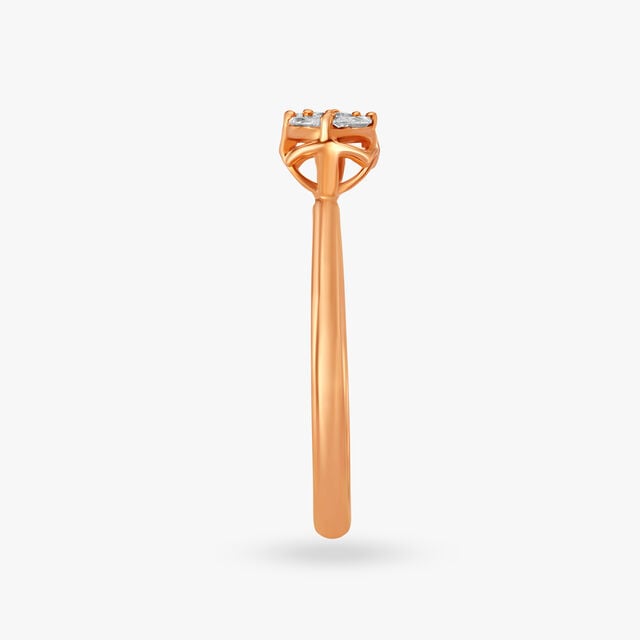 Radiant Halo Diamond Finger Ring 3