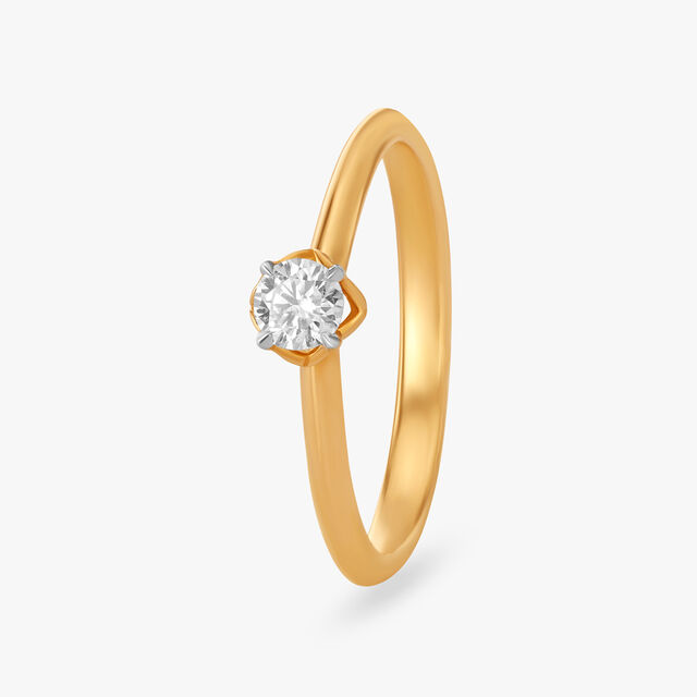Classic Sparkle Diamond Finger Ring
