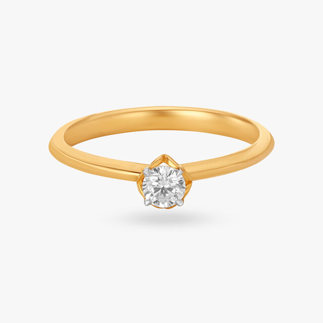 Classic Sparkle Diamond Finger Ring