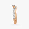 Ethereal Crossover Diamond Ring 5