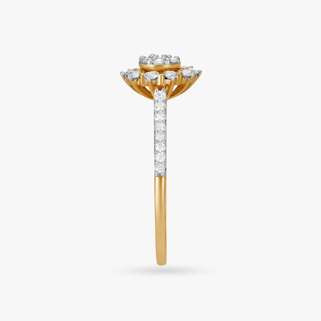 Enchanting Floral Diamond Ring,,hi-res