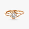 Curved Diamond Finger Ring 2