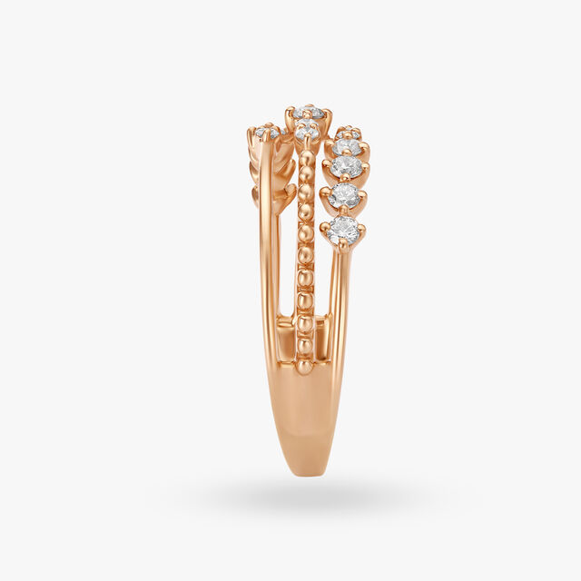 Stacked Diamond Finger Ring 3