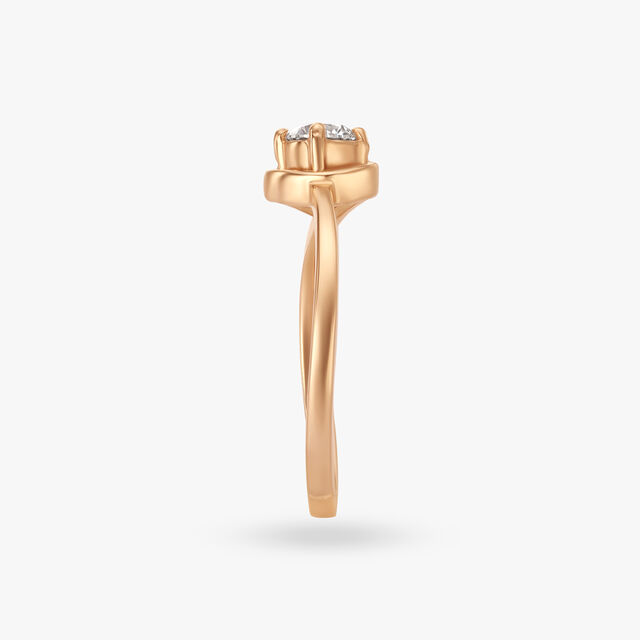 Modernist Diamond Finger Ring 3
