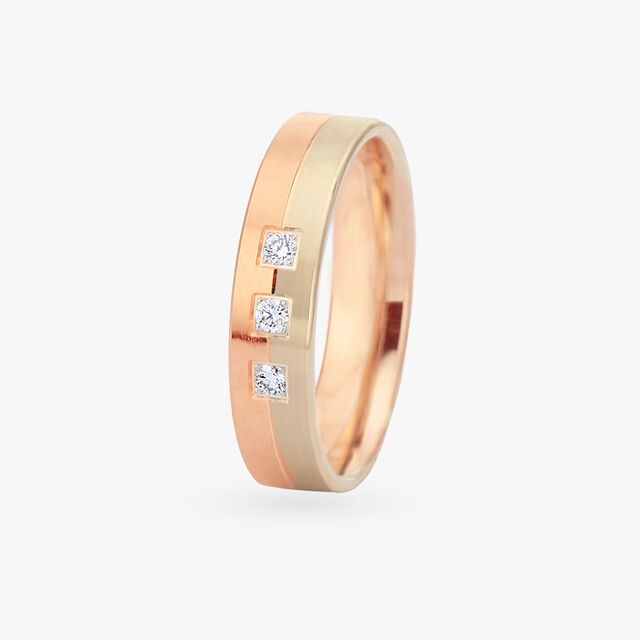 Square Diamond Finger Ring for Men
