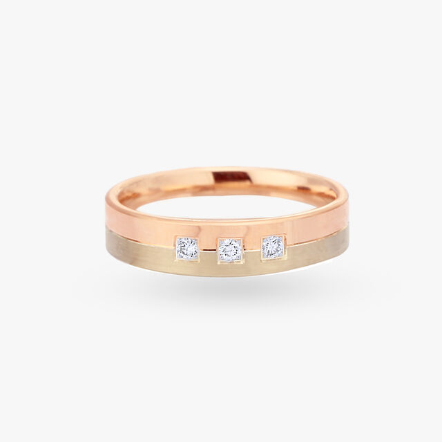 Square Diamond Finger Ring for Men