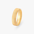 Silken Glow Textured Finger Ring 