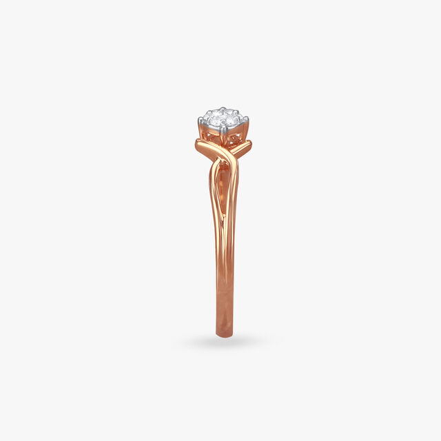 Subtle Sparkle Solitaire Diamond Finger Ring 3