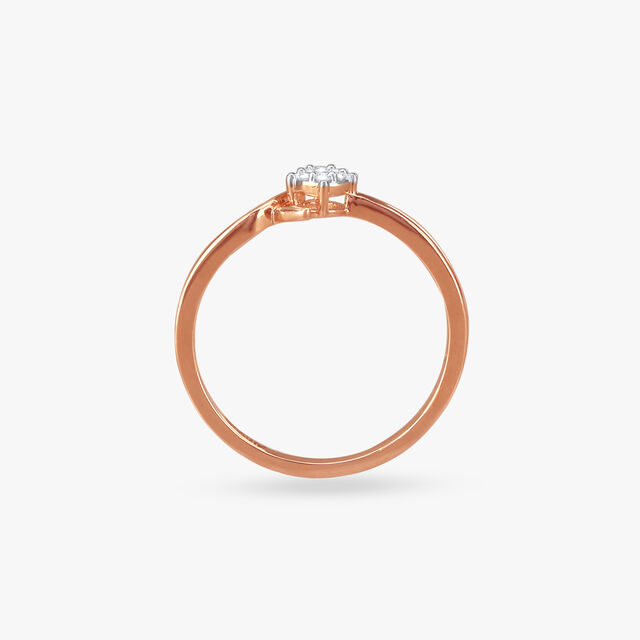 Subtle Sparkle Solitaire Diamond Finger Ring 4