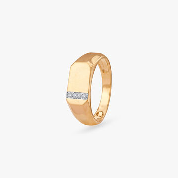 Bold Band Diamond Ring for Men