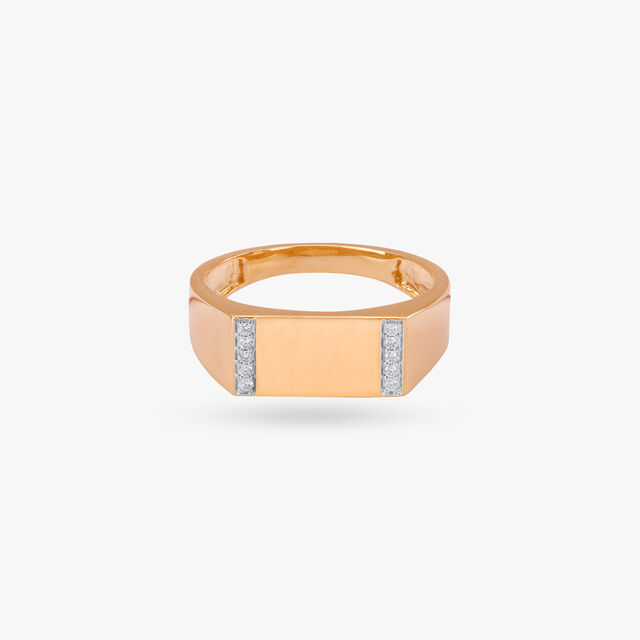 Twin Trail Diamond Ring for Men