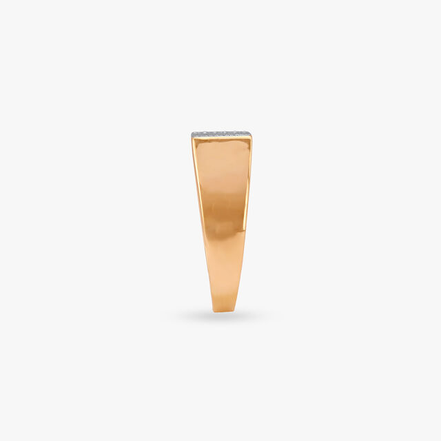 Twin Trail Diamond Ring for Men