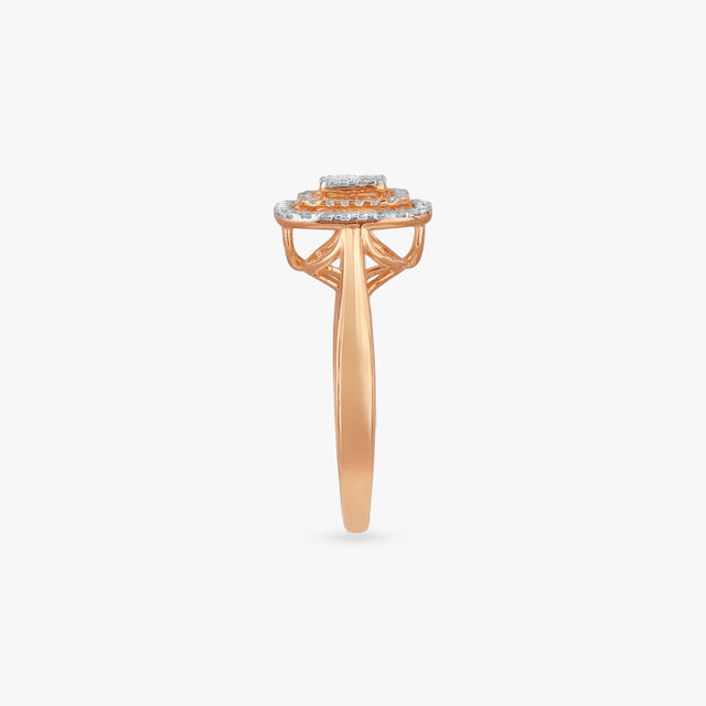 Radiant Aura Diamond Ring