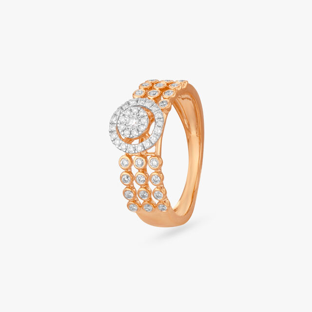 Circle Pop Diamond Ring