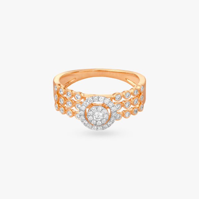 Circle Pop Diamond Ring