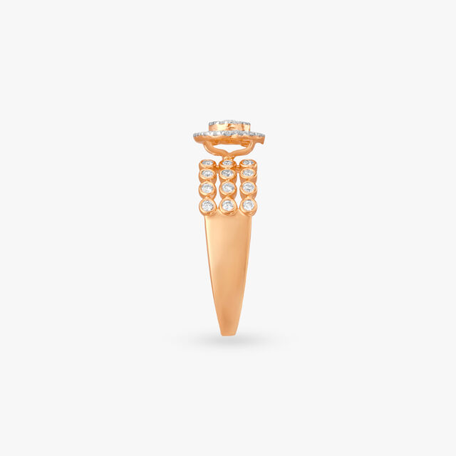 Circle Pop Diamond Ring