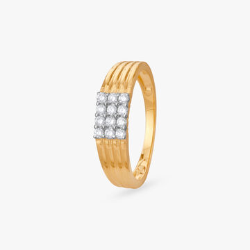 Radiant Facets Diamond Finger Ring for Men
