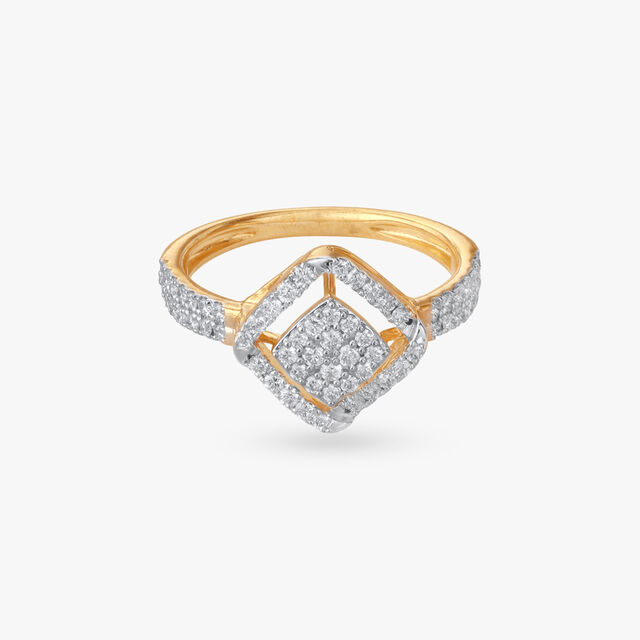 Radiant Rhombus Diamond Ring
