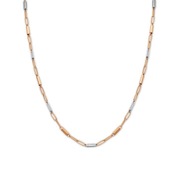 Suave Link Dual Tone Gold Chain For Men